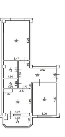 
  Продается 2-комн. квартира 67.7 м². Фото 1.
