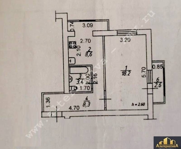 
  Продается 1-комн. квартира 35.5 м². Фото 10.