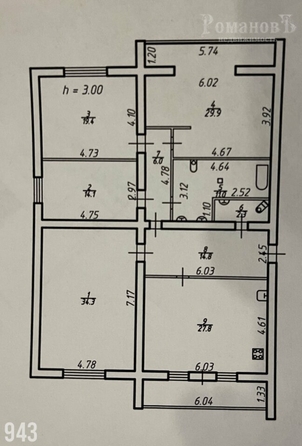 
  Продается 4-комн. квартира 168.3 м². Фото 33.