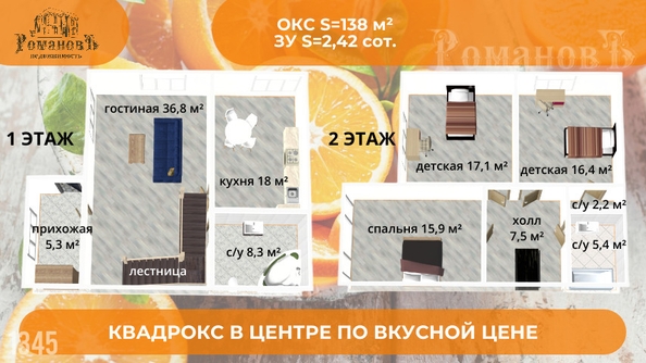 
  Продается дом 138.3 м². Фото 19.
