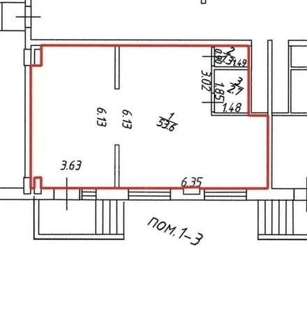 
  Продается универсальное помещение 57.6 м². Фото 1.
