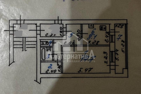 
  Продается 2-комн. квартира 42.8 м². Фото 27.