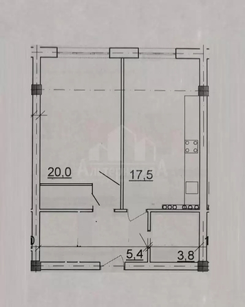 
  Продается 1-комн. квартира 52 м². Фото 12.