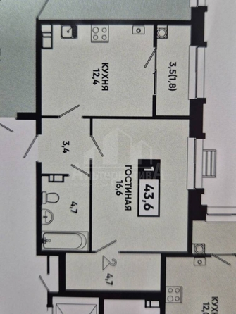 
  Продается 1-комн. квартира 42 м². Фото 8.