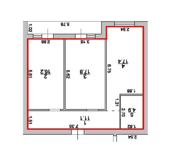 
  Продается 2-комн. квартира 67.4 м². Фото 17.