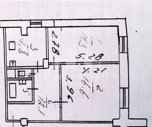 
  Продается 2-комн. квартира 53.7 м². Фото 3.