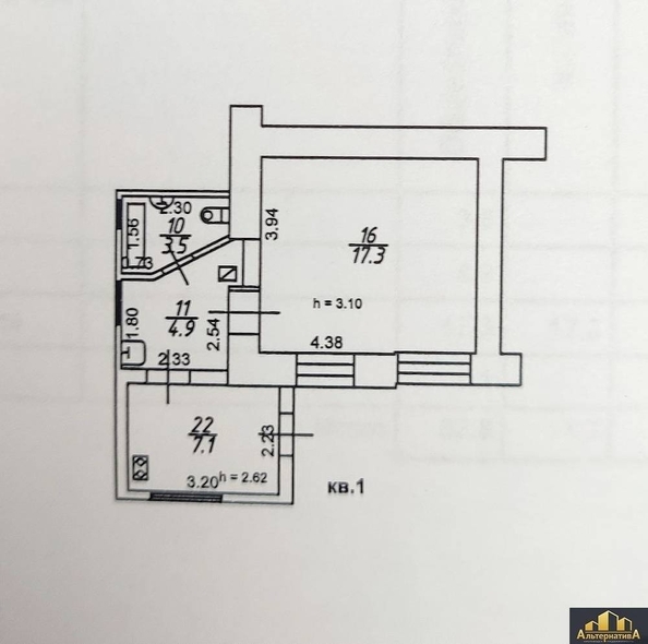 
  Продается 1-комн. квартира 62.8 м². Фото 14.