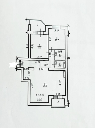 
   Продам 3-комнатную, 76.5 м², Шпаковская ул, 115

. Фото 18.