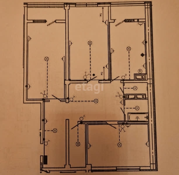 
   Продам 3-комнатную, 96.4 м², Тюльпановая ул, 10/3

. Фото 12.