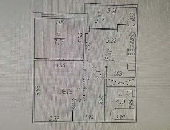 
   Продам 2-комнатную, 40 м², Гражданская ул, 1/2/1

. Фото 17.