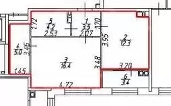 
  Продается 1-комн. квартира 44.8 м². Фото 15.