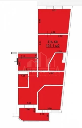 
  Продается 2-комн. квартира 101 м². Фото 3.