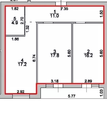 
  Продается 2-комн. квартира 72.87 м². Фото 20.