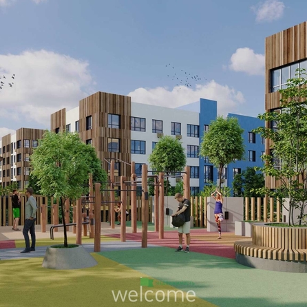 
  Продается 1-комн. квартира 43.45 м², в ЖК Дыхание, литера 3. Фото 1.