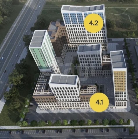 
  Продается 1-комн. квартира 42.2 м², в ЖК Высота, литер 4.2. Фото 5.