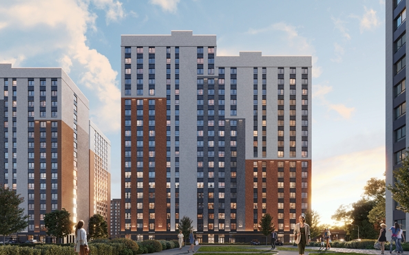 
  Продается 1-комн. квартира 38.4 м², в ЖК Основа, литер 6.2. Фото 1.