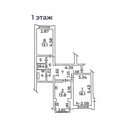 
  Продается 2-комн. квартира 64.6 м². Фото 2.