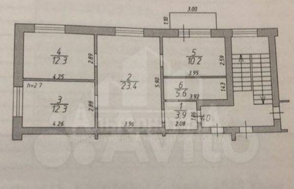
  Продается 3-комн. квартира 67.7 м². Фото 16.