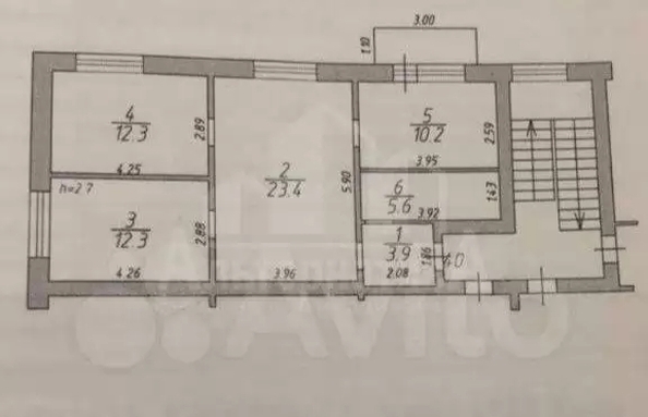 
  Продается 3-комн. квартира 67.7 м². Фото 19.