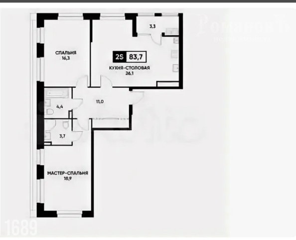 
  Продается 3-комн. квартира 84 м². Фото 17.