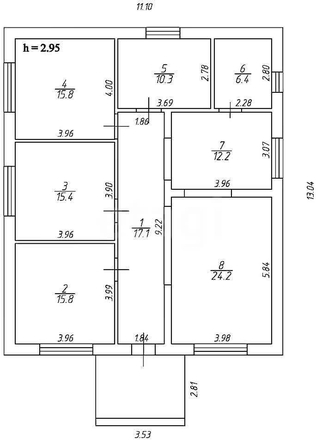 
  Продается дом 124.1 м². Фото 15.