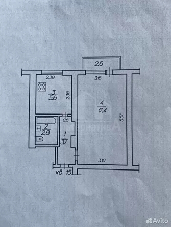 
  Продается 1-комн. квартира 30.3 м². Фото 8.