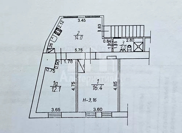 
  Продается 2-комн. квартира 45.5 м². Фото 13.