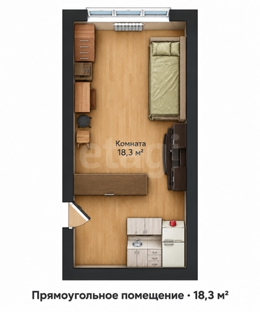 
  Продается комната 18.3 м². Фото 4.