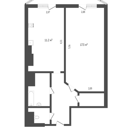 
   Продам 1-комнатную, 45 м², Пирогова ул, 63А

. Фото 11.