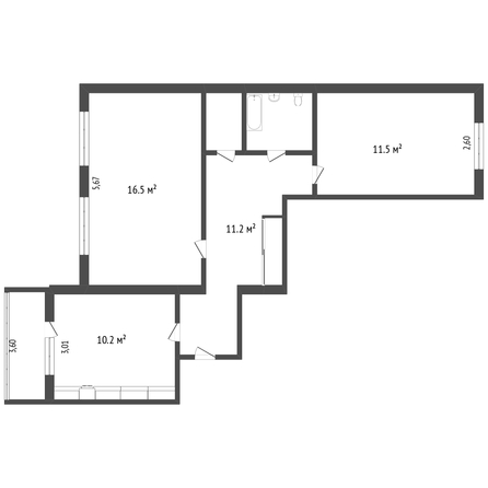 
   Продам 2-комнатную, 48 м², Доваторцев ул, 25

. Фото 15.