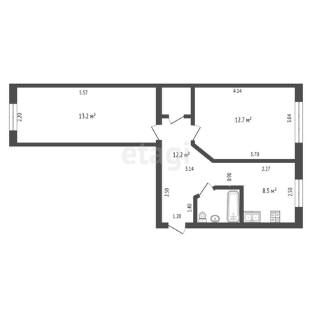 
   Продам 2-комнатную, 47 м², Мира ул, 473

. Фото 16.