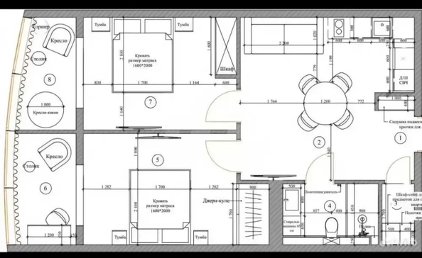 
  Продается 2-комн. квартира 67 м². Фото 20.