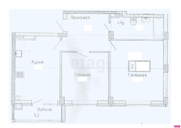 
   Продам 2-комнатную, 63.8 м², Доваторцев ул, 86а/1

. Фото 14.