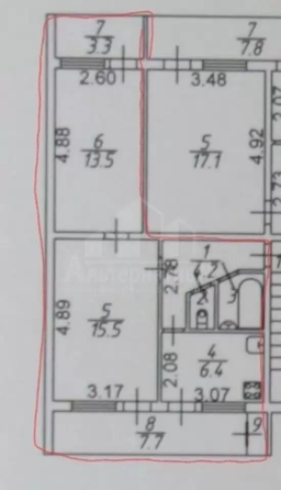 
  Продается 2-комн. квартира 48 м². Фото 7.