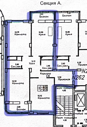 
  Продается 3-комн. квартира 99.8 м². Фото 26.