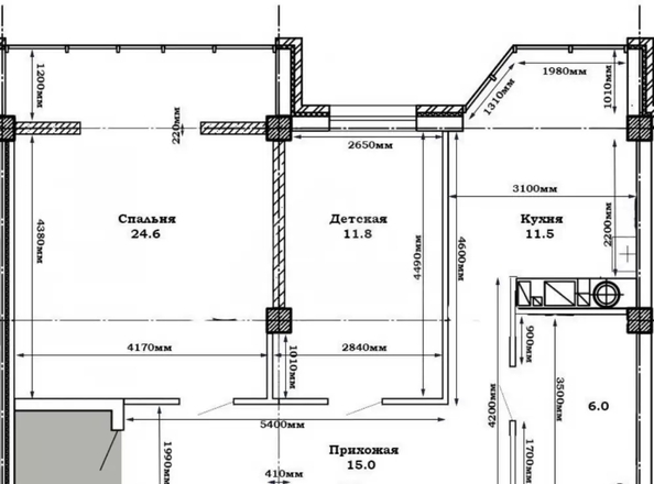 
  Продается 2-комн. квартира 68.9 м². Фото 3.