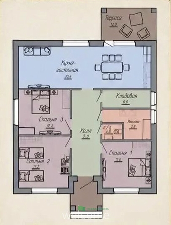 
  Продается дом 140 м². Фото 13.