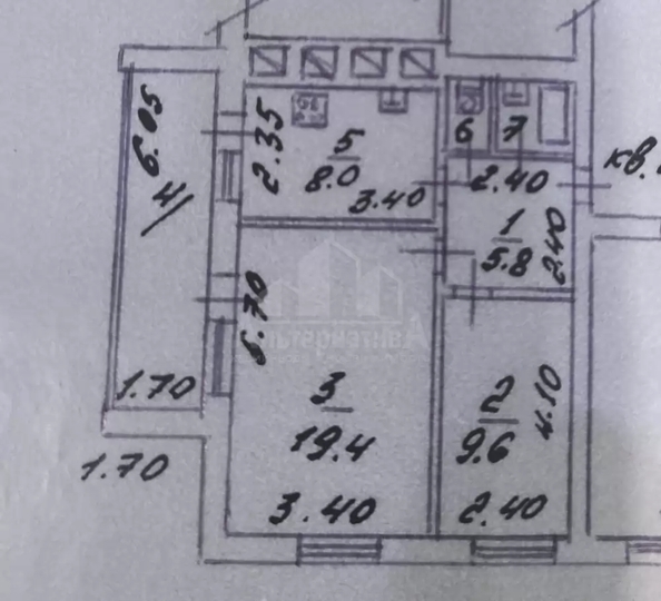 
  Продается 2-комн. квартира 51.4 м². Фото 11.