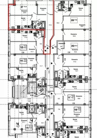 
  Продается 2-комн. квартира 72.1 м². Фото 7.