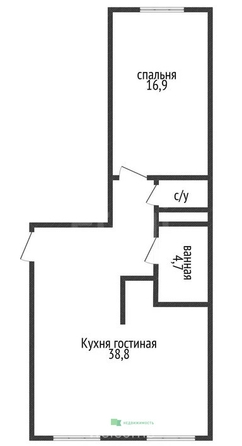 
  Продается 2-комн. квартира 62.3 м². Фото 9.