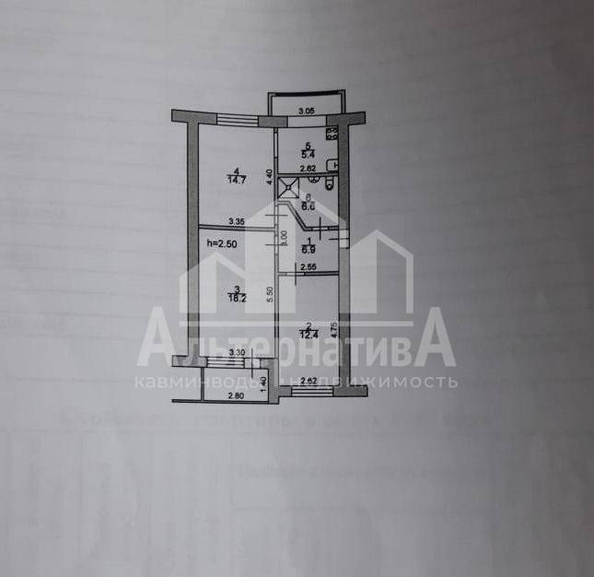 
   Продам 3-комнатную, 64.2 м², Андрея Губина ул

. Фото 12.