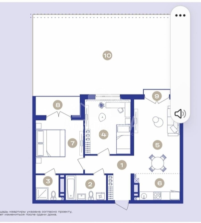 
  Продается 2-комн. квартира 70.02 м². Фото 4.