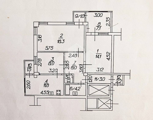 
  Продается 3-комн. квартира, 78.7 м², Набережная ул
. Фото 20.