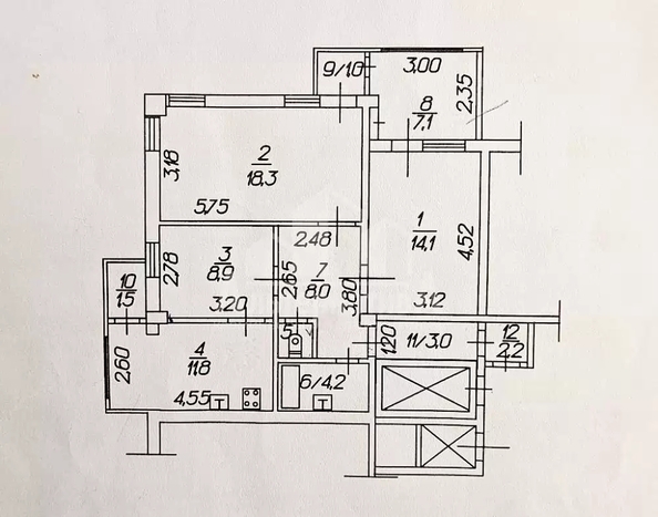 
  Продается 3-комн. квартира 78.7 м². Фото 20.