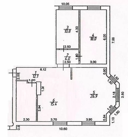 
  Продается 3-комн. квартира 96.4 м². Фото 17.