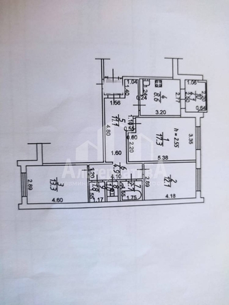 
  Продается 3-комн. квартира 72.8 м². Фото 13.