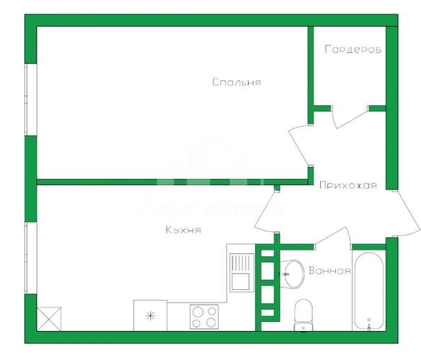 
  Продается 1-комн. квартира 40.3 м². Фото 17.