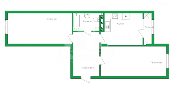 
  Продается 2-комн. квартира 61.5 м². Фото 18.