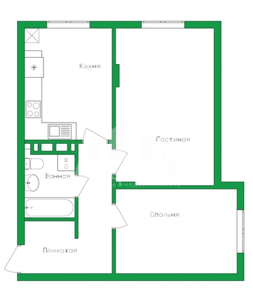 
   Продам 2-комнатную, 61.5 м², Гоголя ул

. Фото 15.