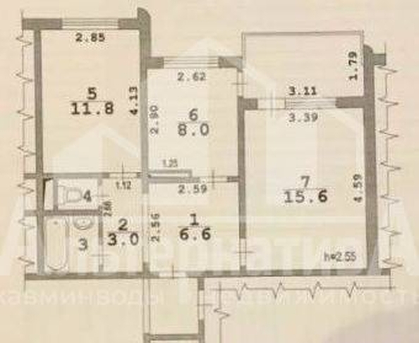 
  Продается 2-комн. квартира 48.8 м². Фото 13.